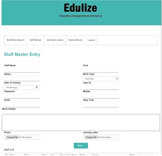 Staff App